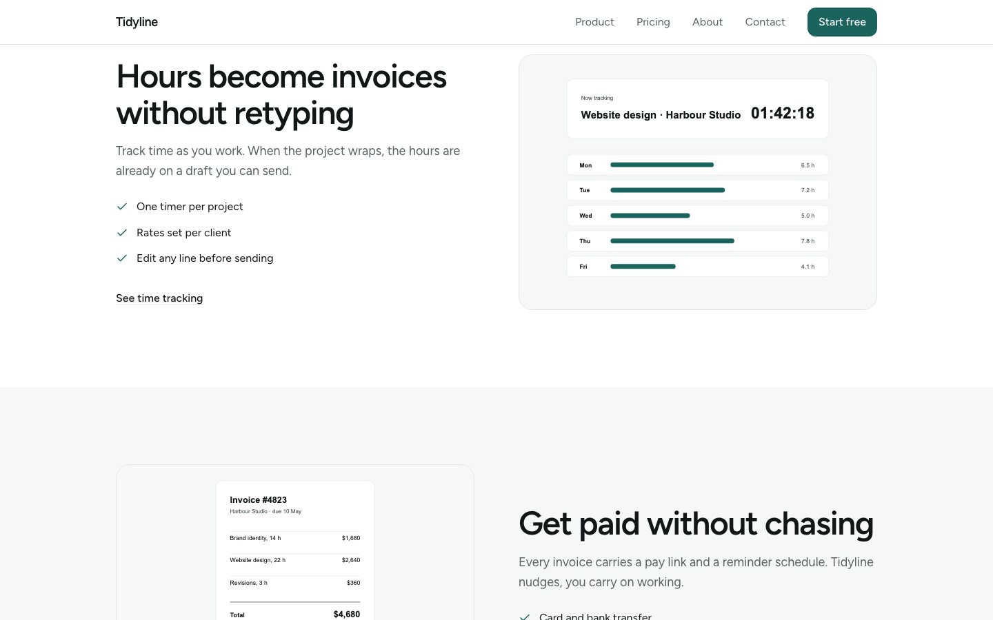 Feature split