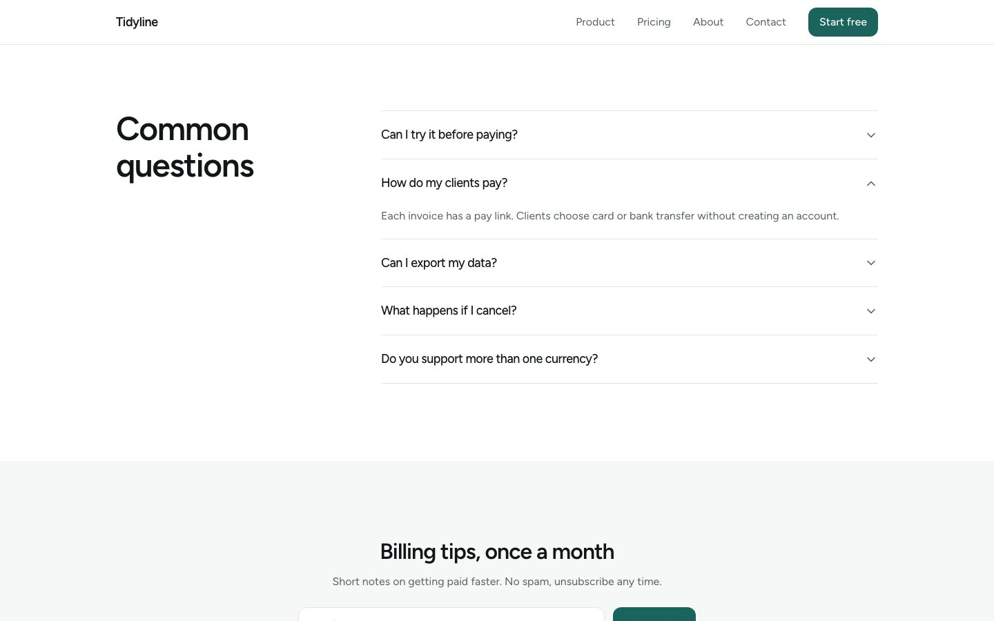 Faq open